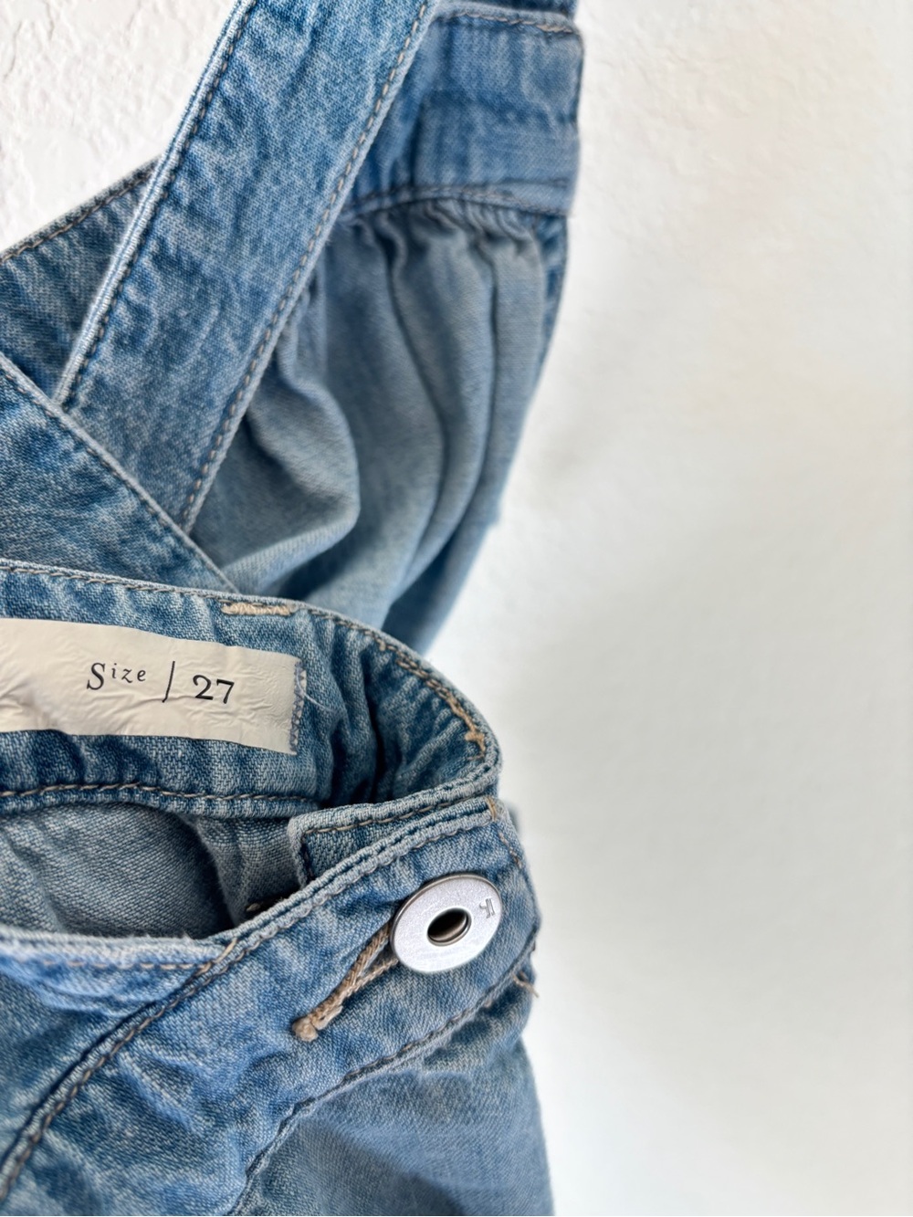 Pilcro by Anthropologie Wide Leg Denim Jumpsuit - Picture 9 of 10